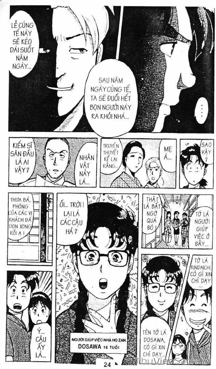 Truyện Tranh Thám Tử Kindaichi trang 4