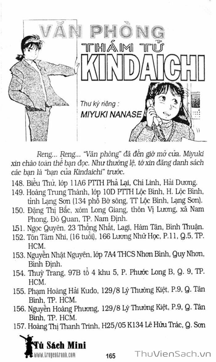 Truyện Tranh Thám Tử Kindaichi trang 4