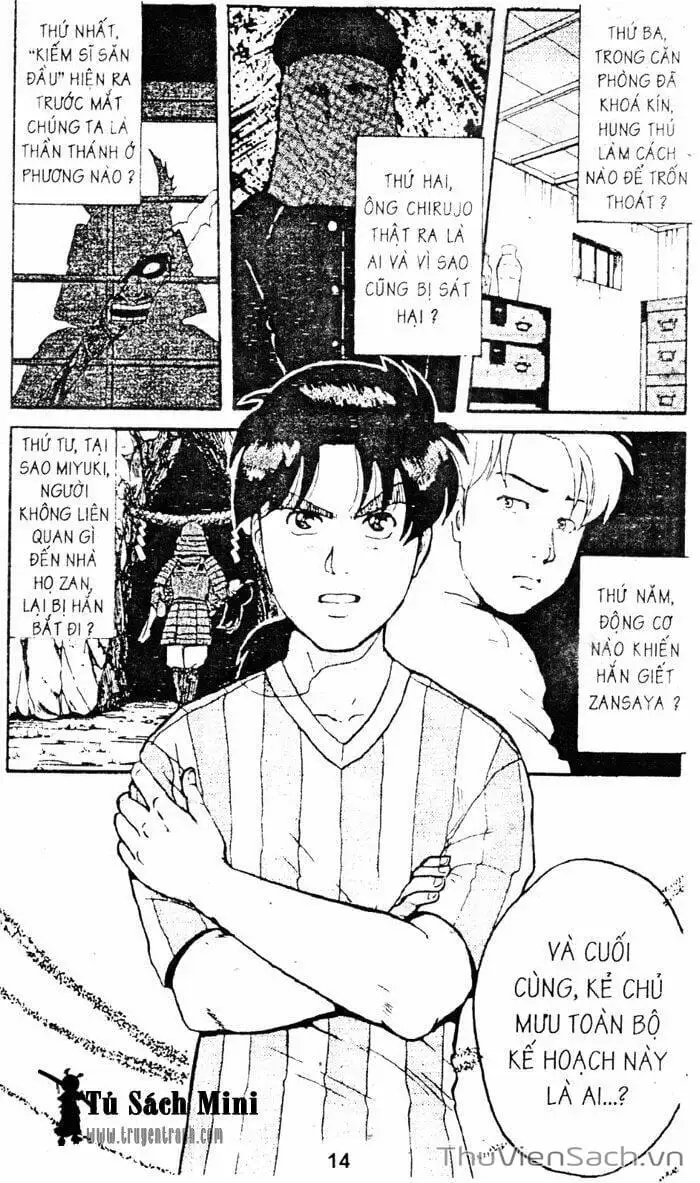 Truyện Tranh Thám Tử Kindaichi trang 4