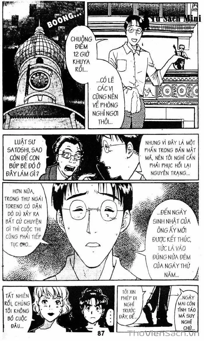 Truyện Tranh Thám Tử Kindaichi trang 4