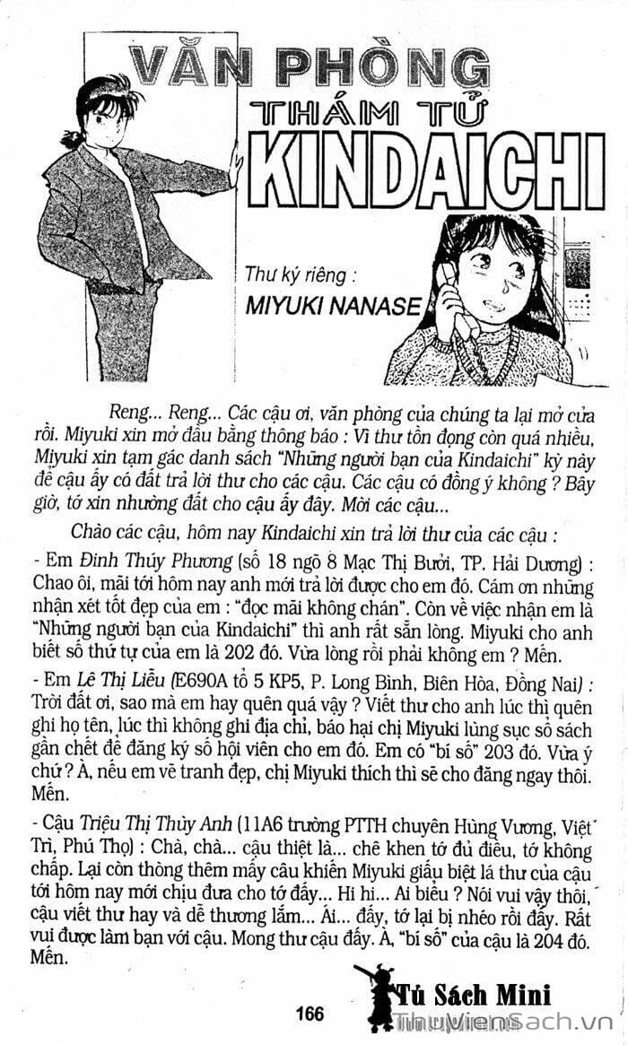 Truyện Tranh Thám Tử Kindaichi trang 4