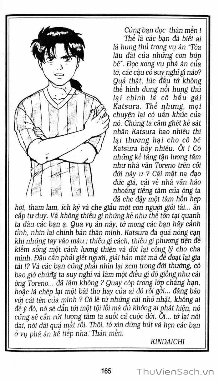 Truyện Tranh Thám Tử Kindaichi trang 2720