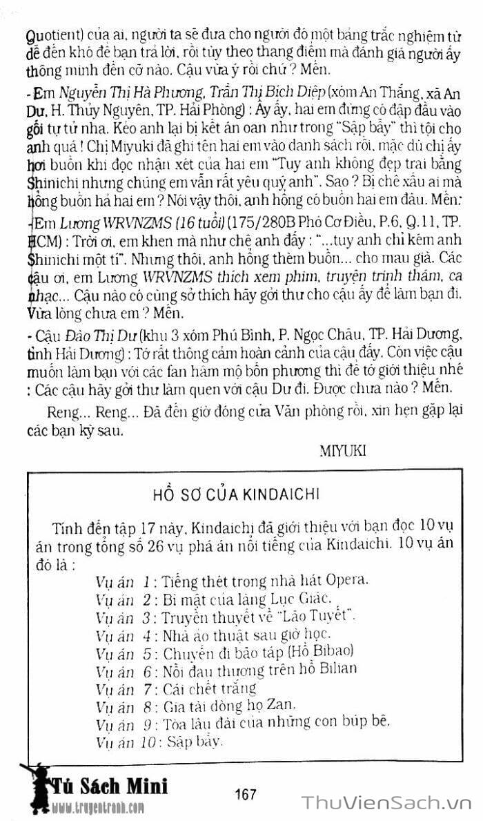 Truyện Tranh Thám Tử Kindaichi trang 2896