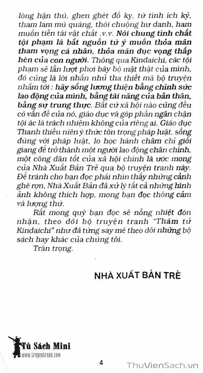 Truyện Tranh Thám Tử Kindaichi trang 4