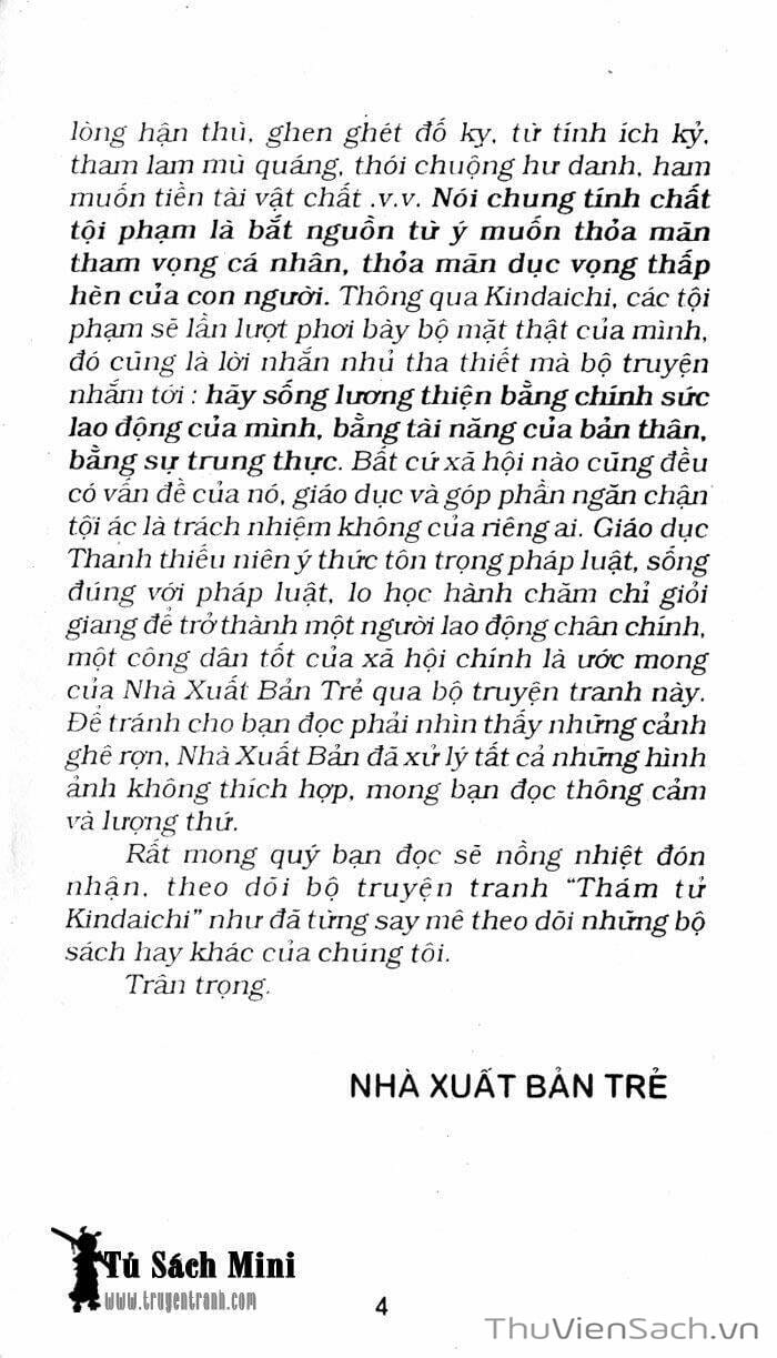 Truyện Tranh Thám Tử Kindaichi trang 4