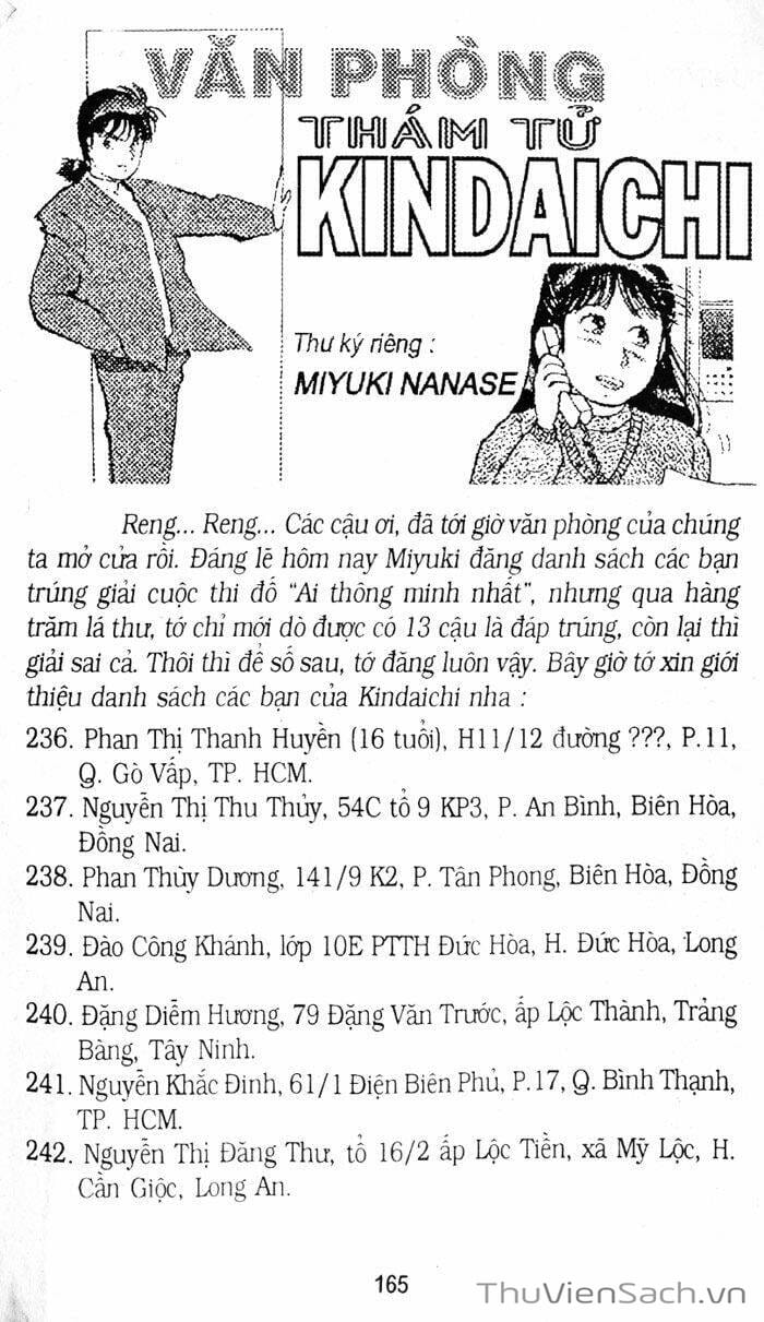 Truyện Tranh Thám Tử Kindaichi trang 3405