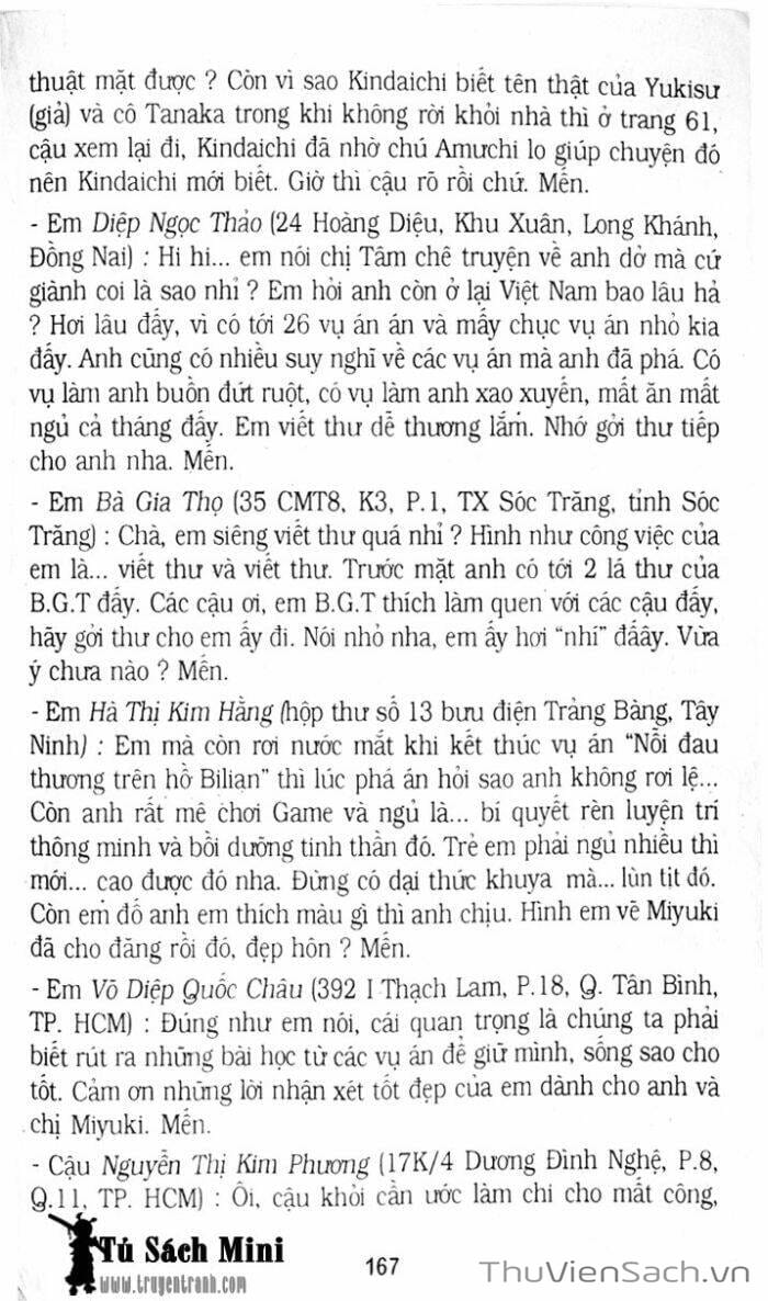Truyện Tranh Thám Tử Kindaichi trang 4