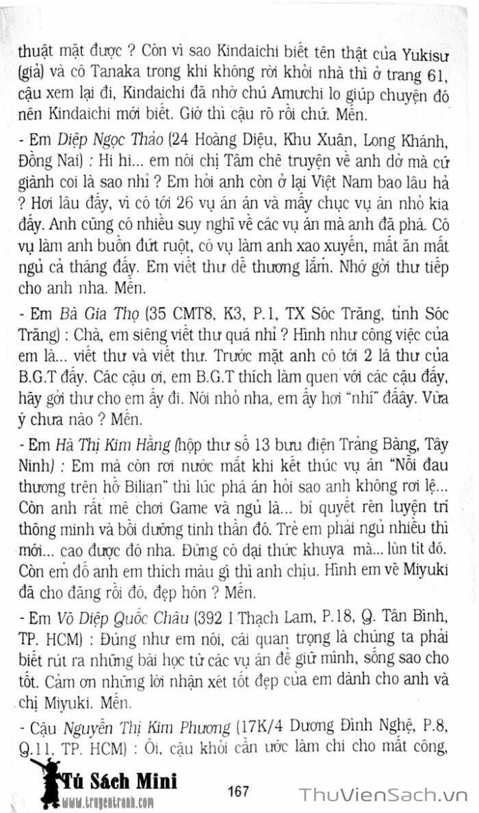 Truyện Tranh Thám Tử Kindaichi trang 3407