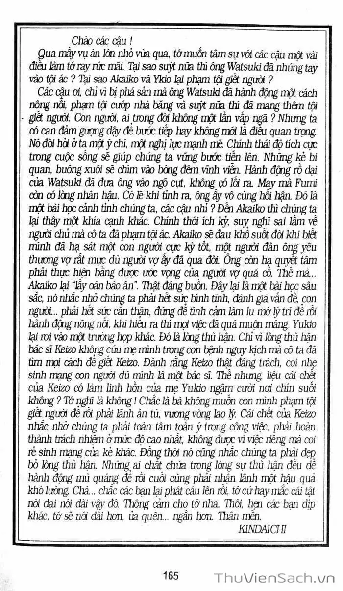 Truyện Tranh Thám Tử Kindaichi trang 4