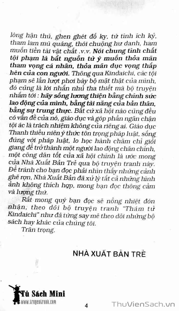 Truyện Tranh Thám Tử Kindaichi trang 4