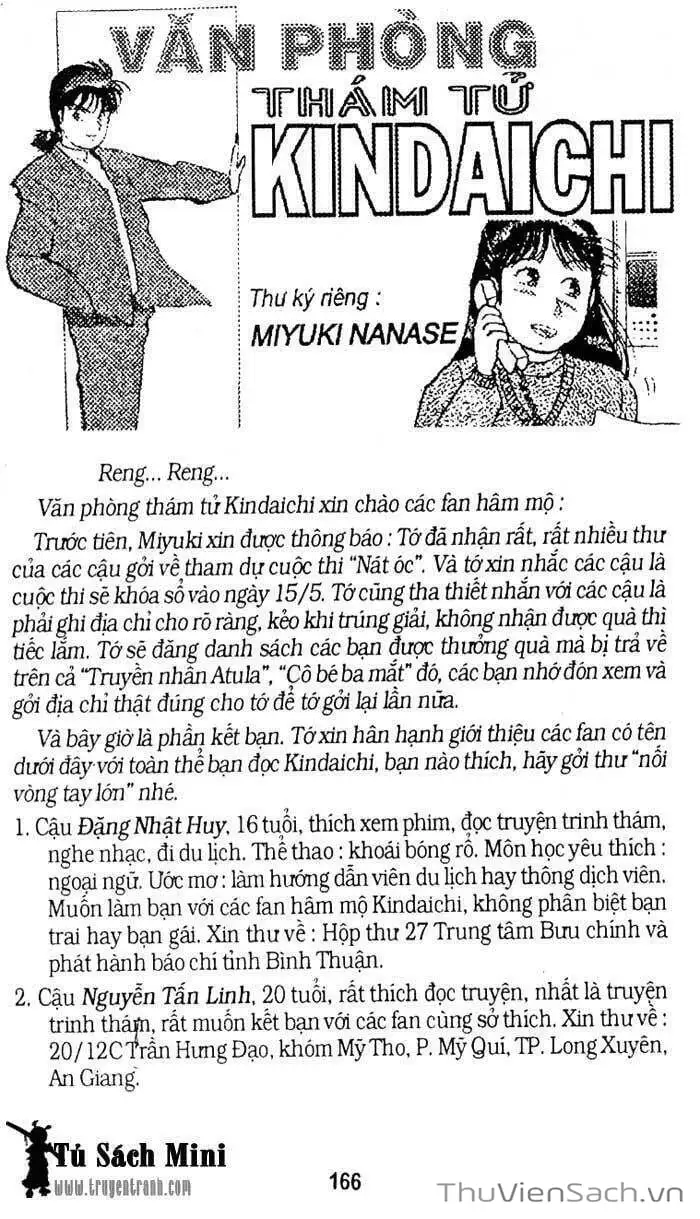 Truyện Tranh Thám Tử Kindaichi trang 4
