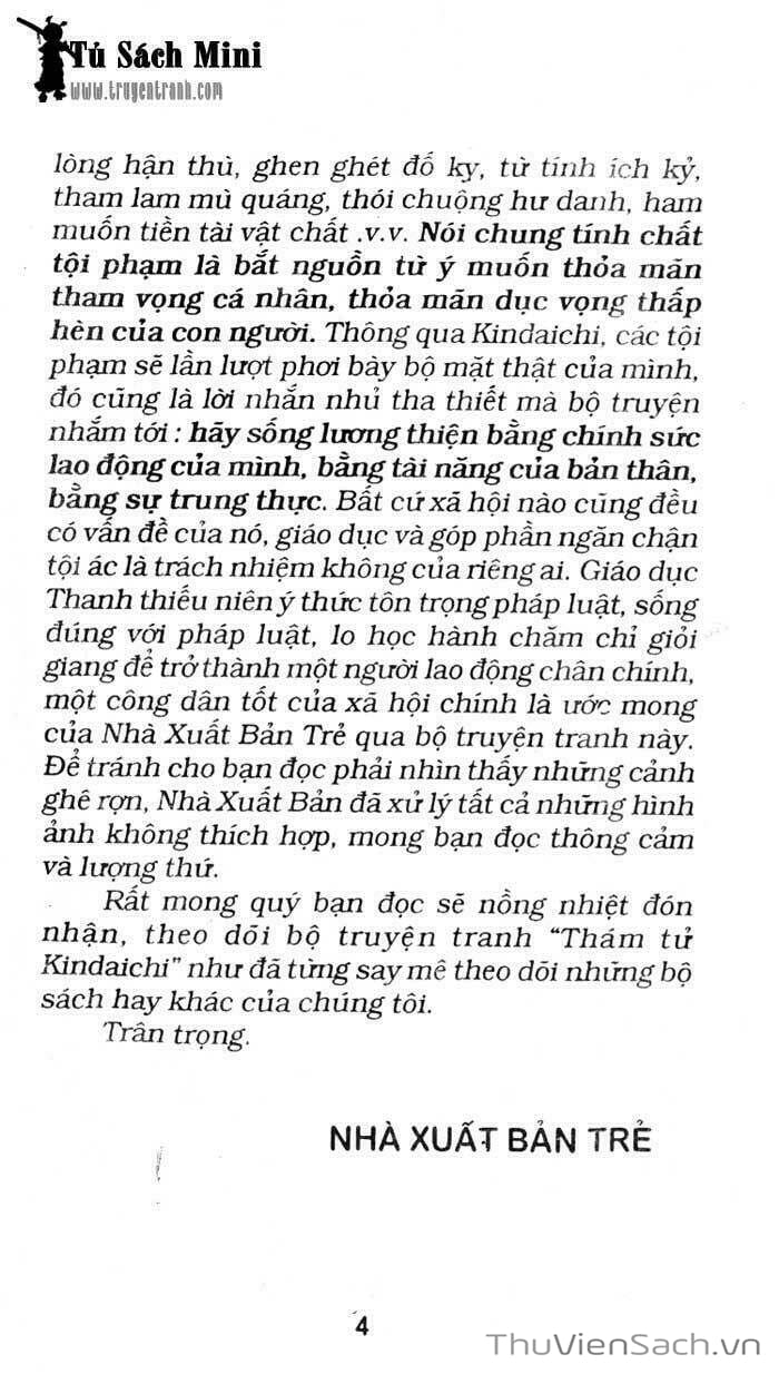 Truyện Tranh Thám Tử Kindaichi trang 4