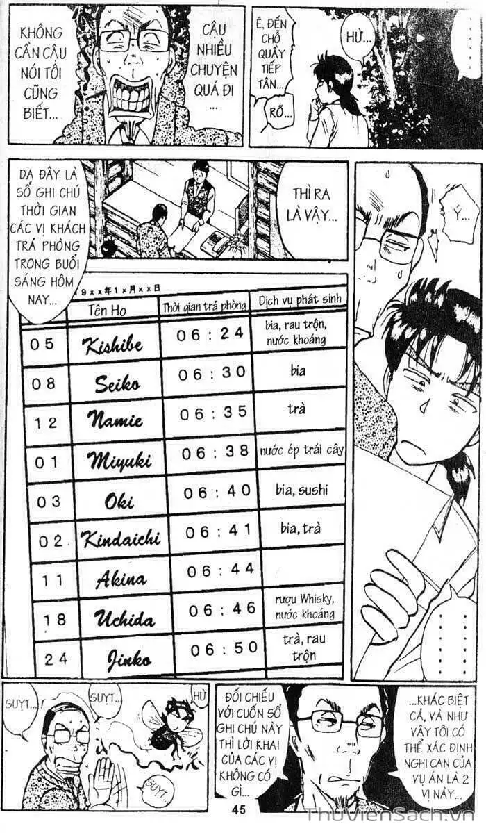 Truyện Tranh Thám Tử Kindaichi trang 4