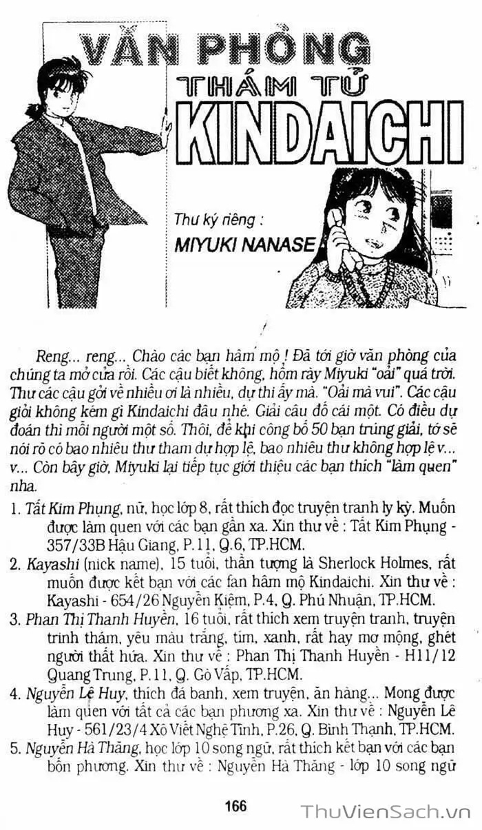Truyện Tranh Thám Tử Kindaichi trang 4