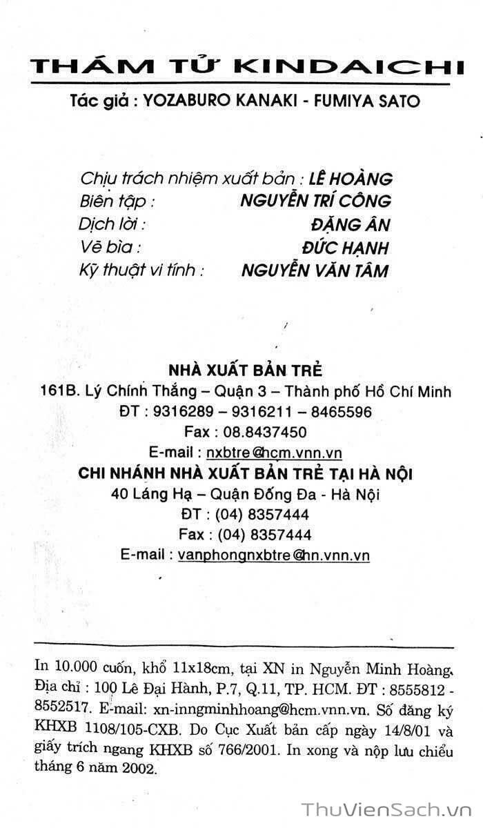 Truyện Tranh Thám Tử Kindaichi trang 4