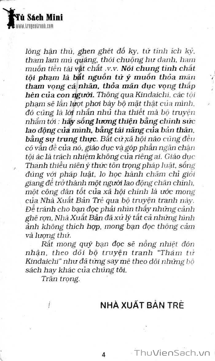 Truyện Tranh Thám Tử Kindaichi trang 4