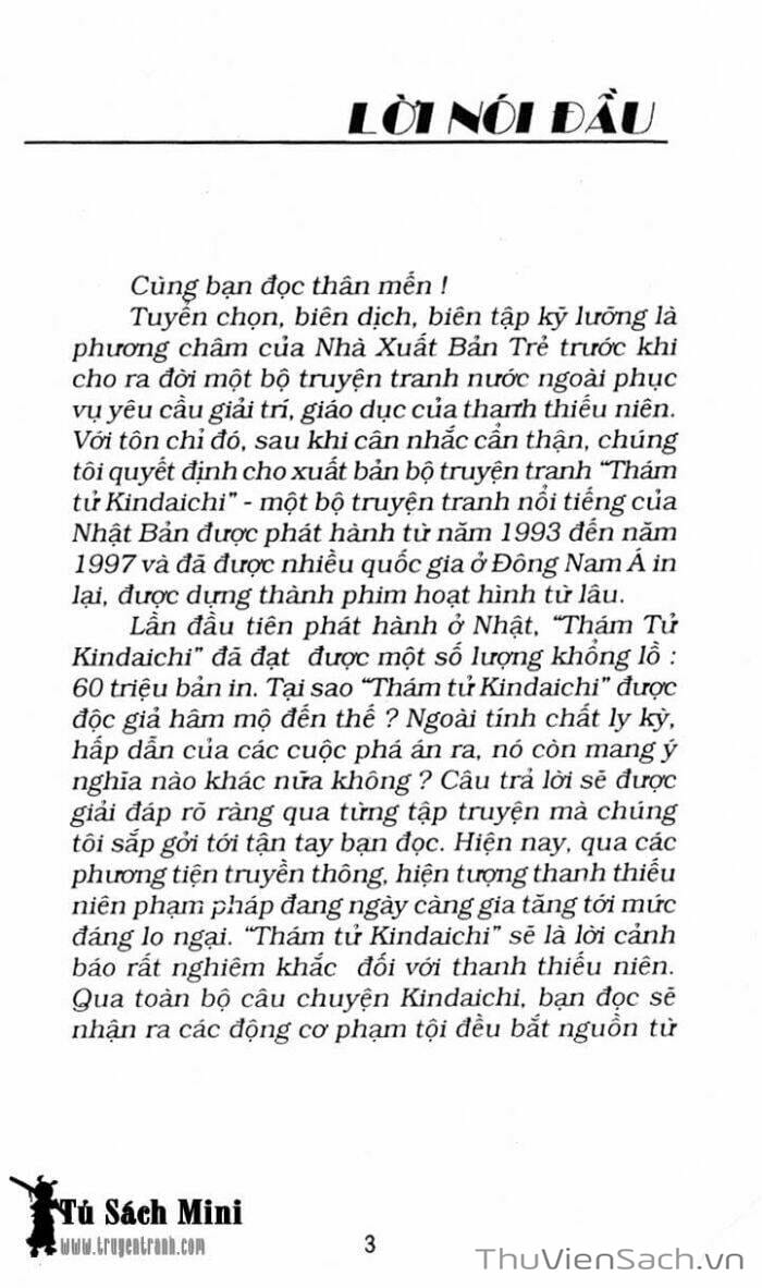 Truyện Tranh Thám Tử Kindaichi trang 4