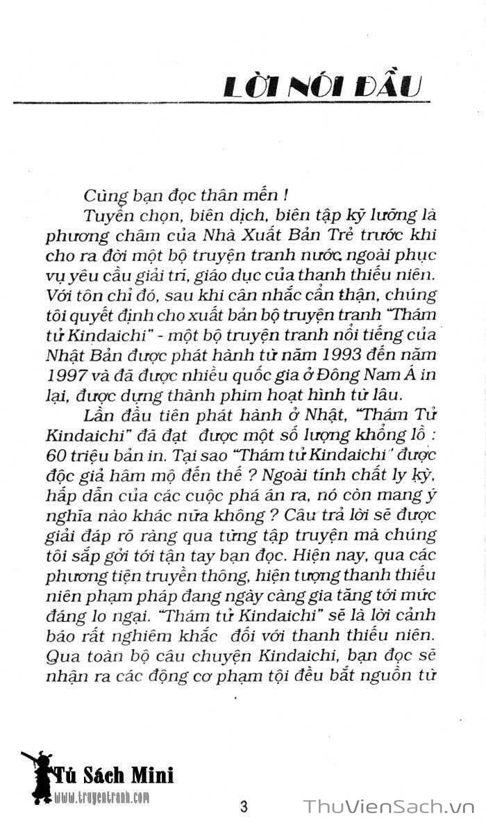 Truyện Tranh Thám Tử Kindaichi trang 4