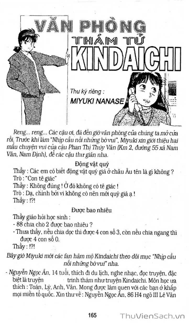 Truyện Tranh Thám Tử Kindaichi trang 4