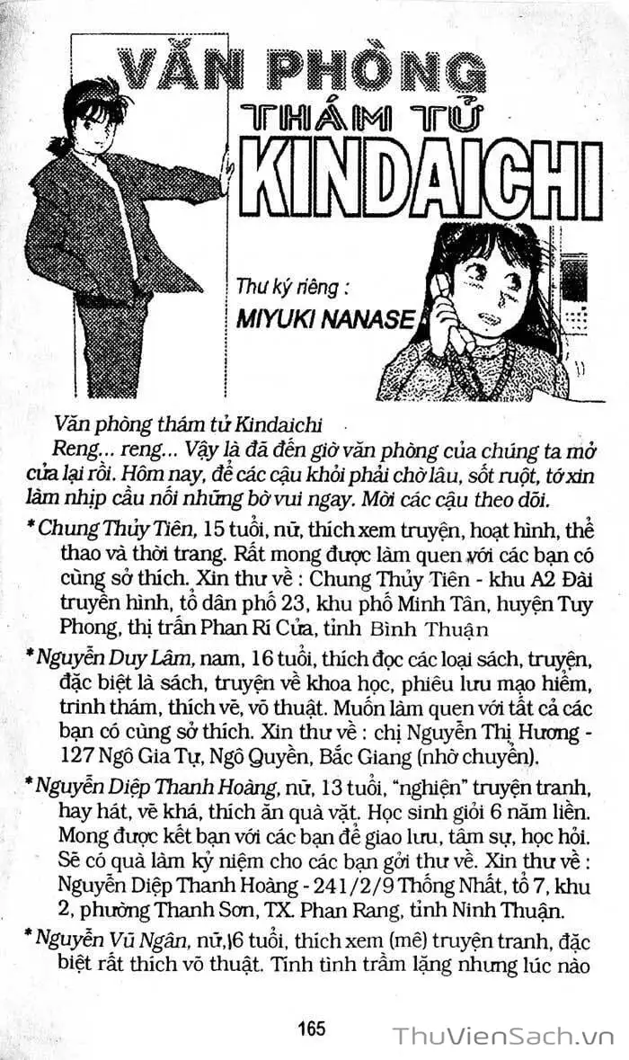 Truyện Tranh Thám Tử Kindaichi trang 4