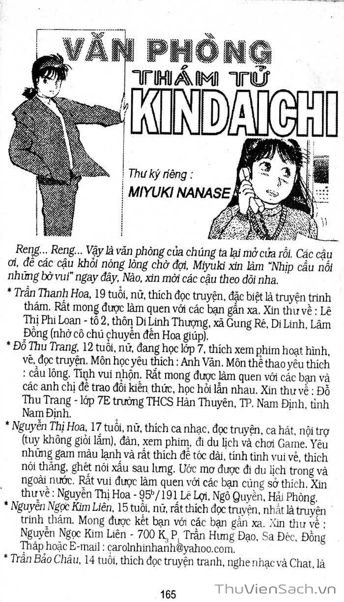 Truyện Tranh Thám Tử Kindaichi trang 8519