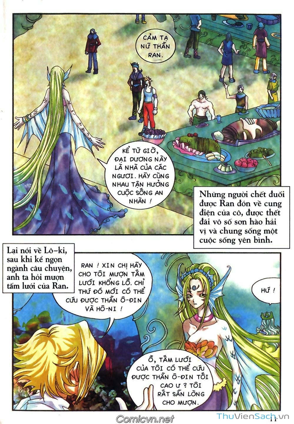 Truyện Tranh Thần Thoại Bắc Âu - Thế Giới Các Vị Thần trang 2