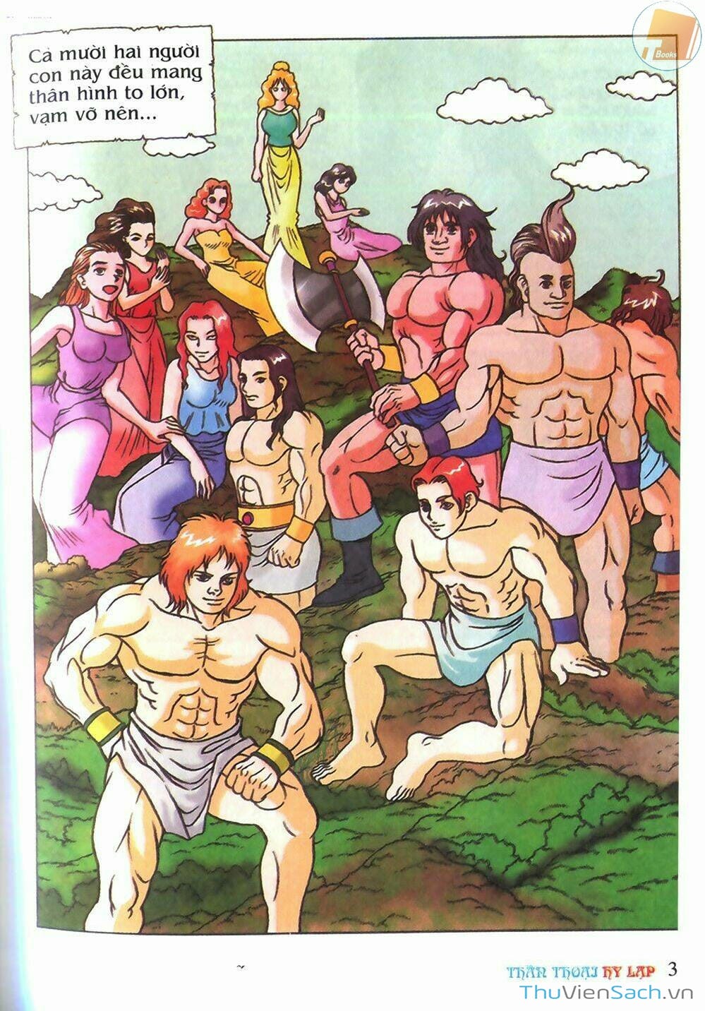 Truyện Tranh Thần Thoại Hy Lạp - Nguồn Gốc Các Vị Thần trang 3