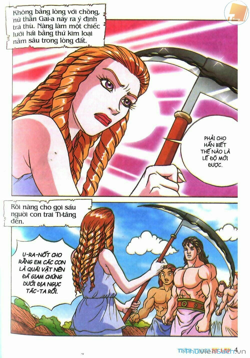 Truyện Tranh Thần Thoại Hy Lạp - Nguồn Gốc Các Vị Thần trang 3