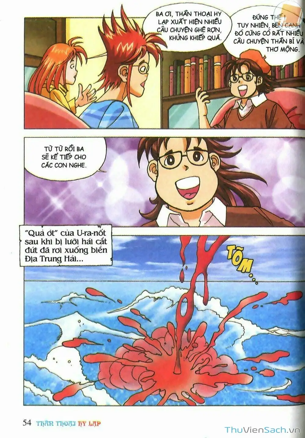 Truyện Tranh Thần Thoại Hy Lạp - Nguồn Gốc Các Vị Thần trang 3