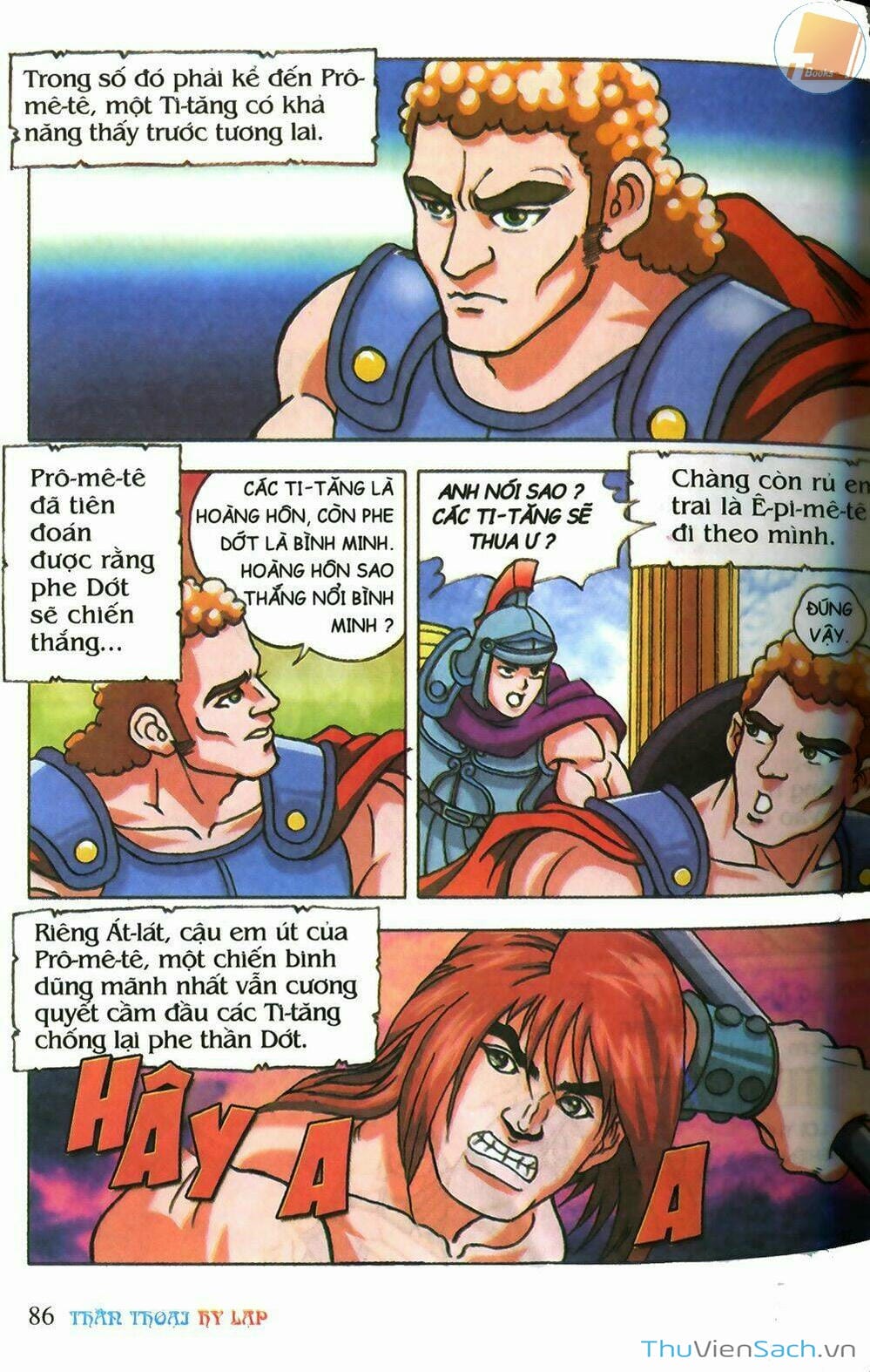 Truyện Tranh Thần Thoại Hy Lạp - Nguồn Gốc Các Vị Thần trang 3