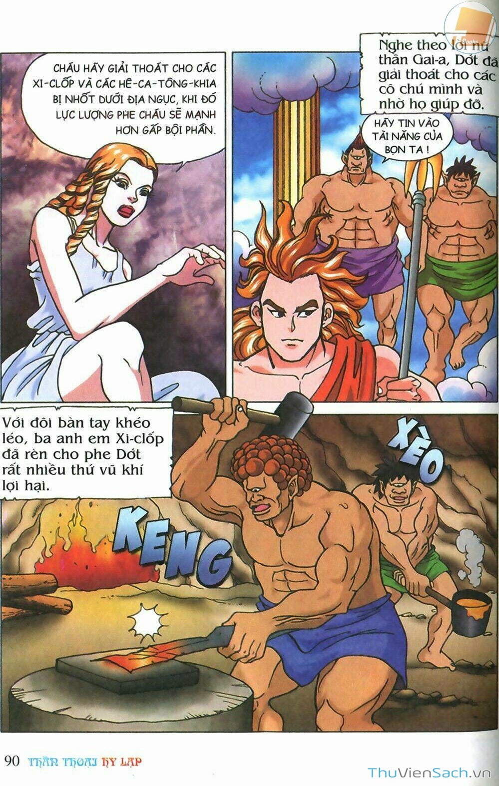 Truyện Tranh Thần Thoại Hy Lạp - Nguồn Gốc Các Vị Thần trang 3