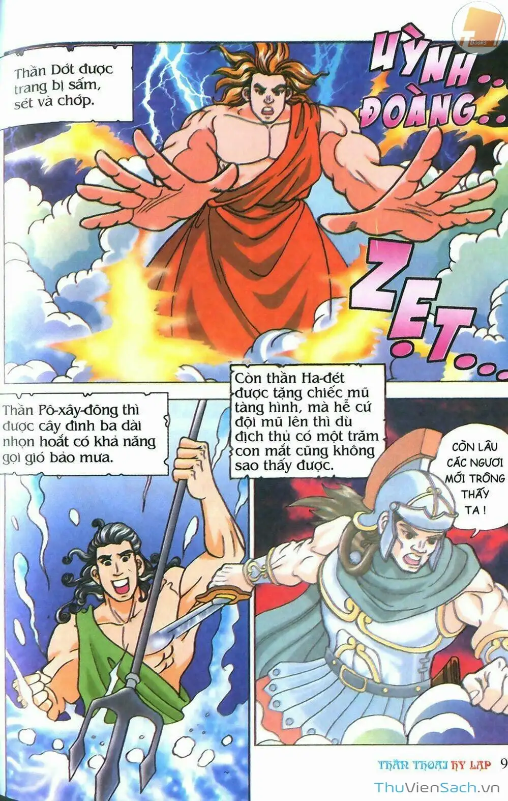 Truyện Tranh Thần Thoại Hy Lạp - Nguồn Gốc Các Vị Thần trang 3