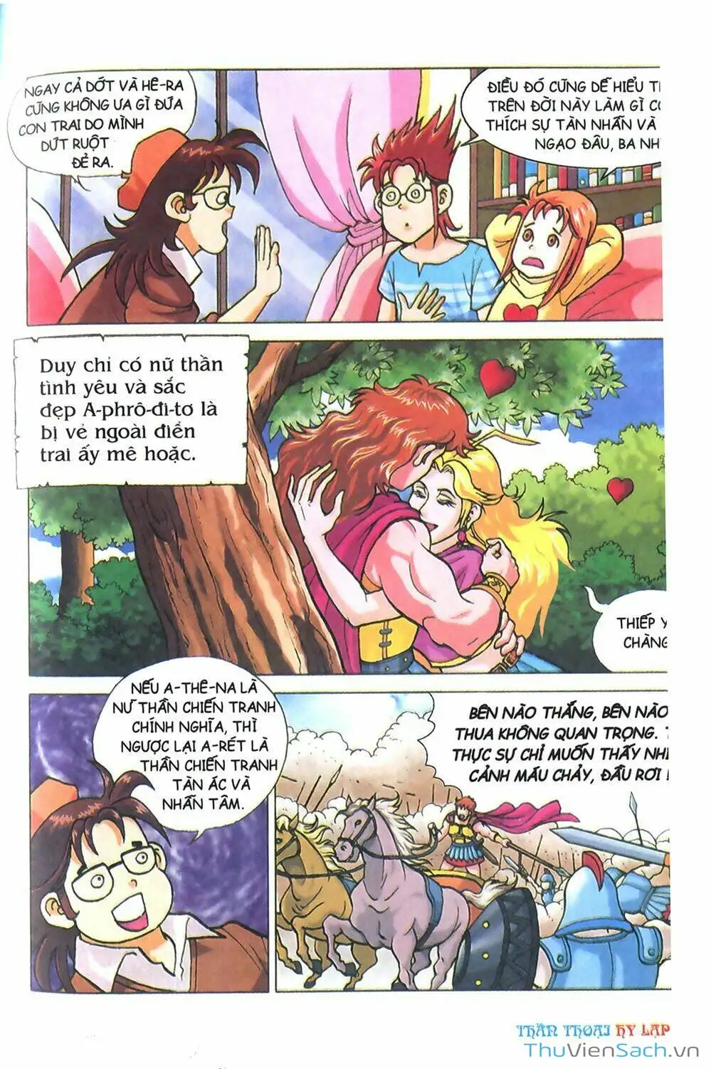 Truyện Tranh Thần Thoại Hy Lạp - Nguồn Gốc Các Vị Thần trang 3