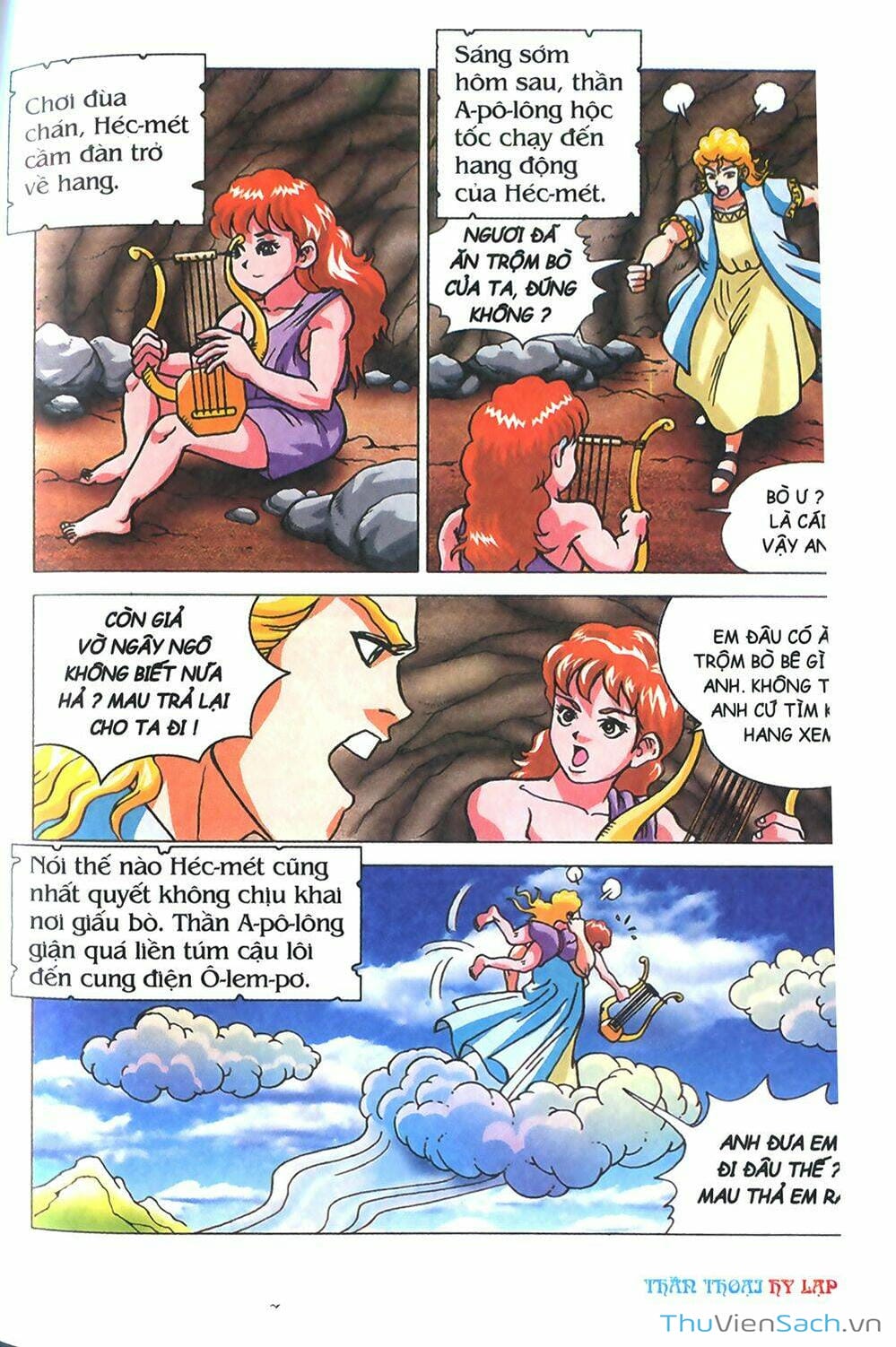 Truyện Tranh Thần Thoại Hy Lạp - Nguồn Gốc Các Vị Thần trang 3