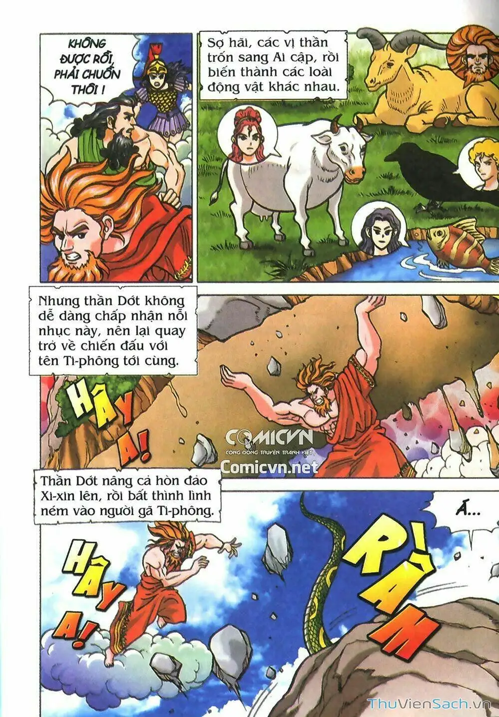 Truyện Tranh Thần Thoại Hy Lạp - Nguồn Gốc Các Vị Thần trang 3