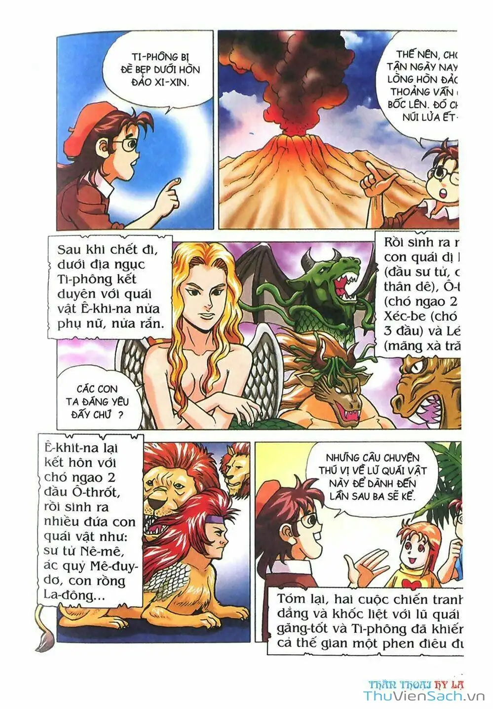 Truyện Tranh Thần Thoại Hy Lạp - Nguồn Gốc Các Vị Thần trang 3