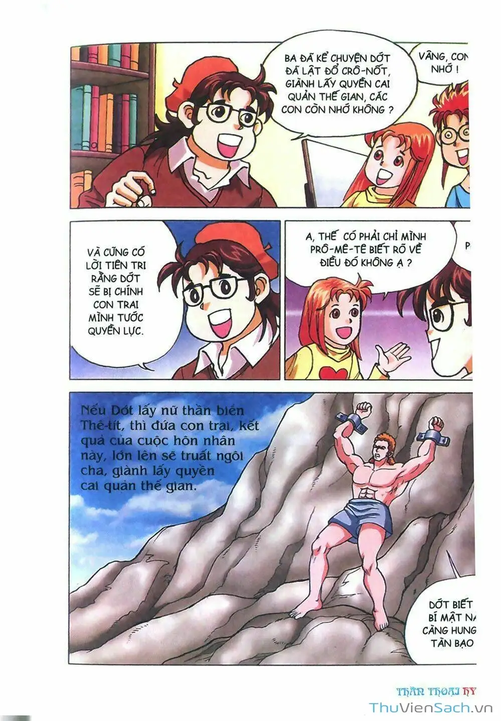 Truyện Tranh Thần Thoại Hy Lạp - Nguồn Gốc Các Vị Thần trang 3