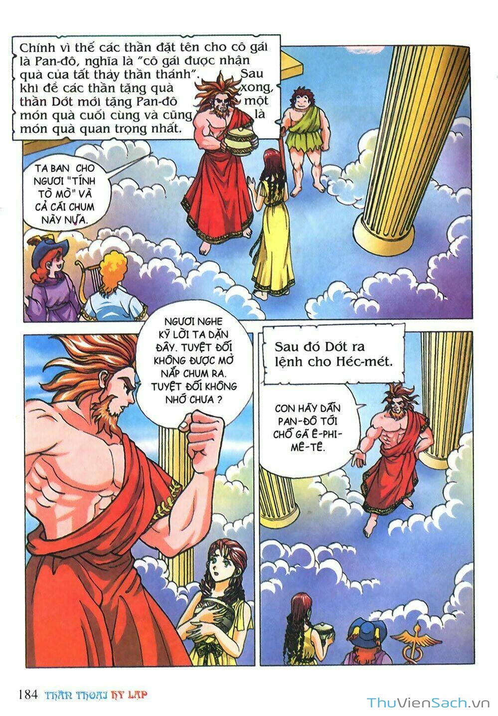 Truyện Tranh Thần Thoại Hy Lạp - Nguồn Gốc Các Vị Thần trang 3