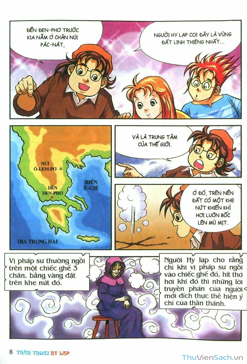 Truyện Tranh Thần Thoại Hy Lạp - Nguồn Gốc Các Vị Thần trang 3