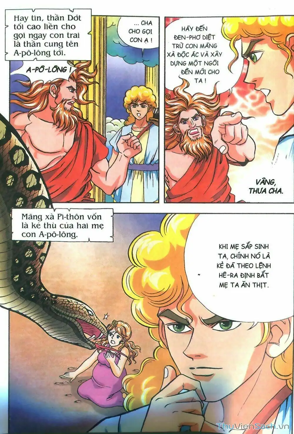 Truyện Tranh Thần Thoại Hy Lạp - Nguồn Gốc Các Vị Thần trang 3