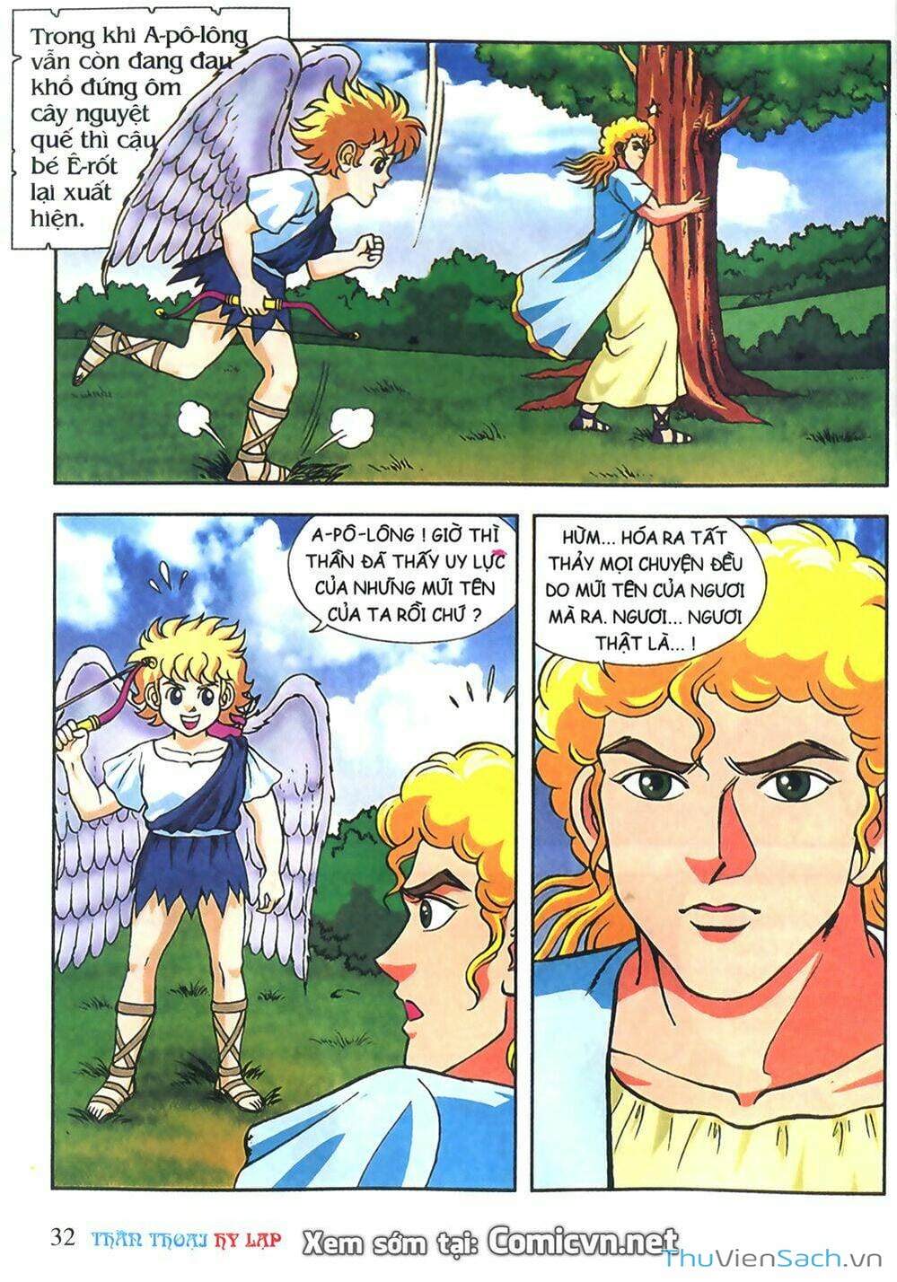 Truyện Tranh Thần Thoại Hy Lạp - Nguồn Gốc Các Vị Thần trang 3