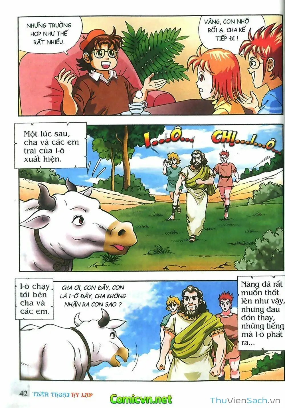 Truyện Tranh Thần Thoại Hy Lạp - Nguồn Gốc Các Vị Thần trang 3