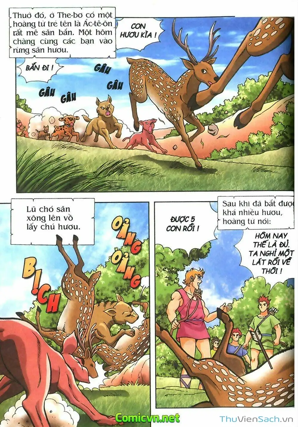 Truyện Tranh Thần Thoại Hy Lạp - Nguồn Gốc Các Vị Thần trang 3