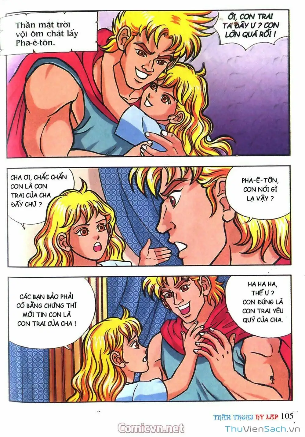 Truyện Tranh Thần Thoại Hy Lạp - Nguồn Gốc Các Vị Thần trang 3