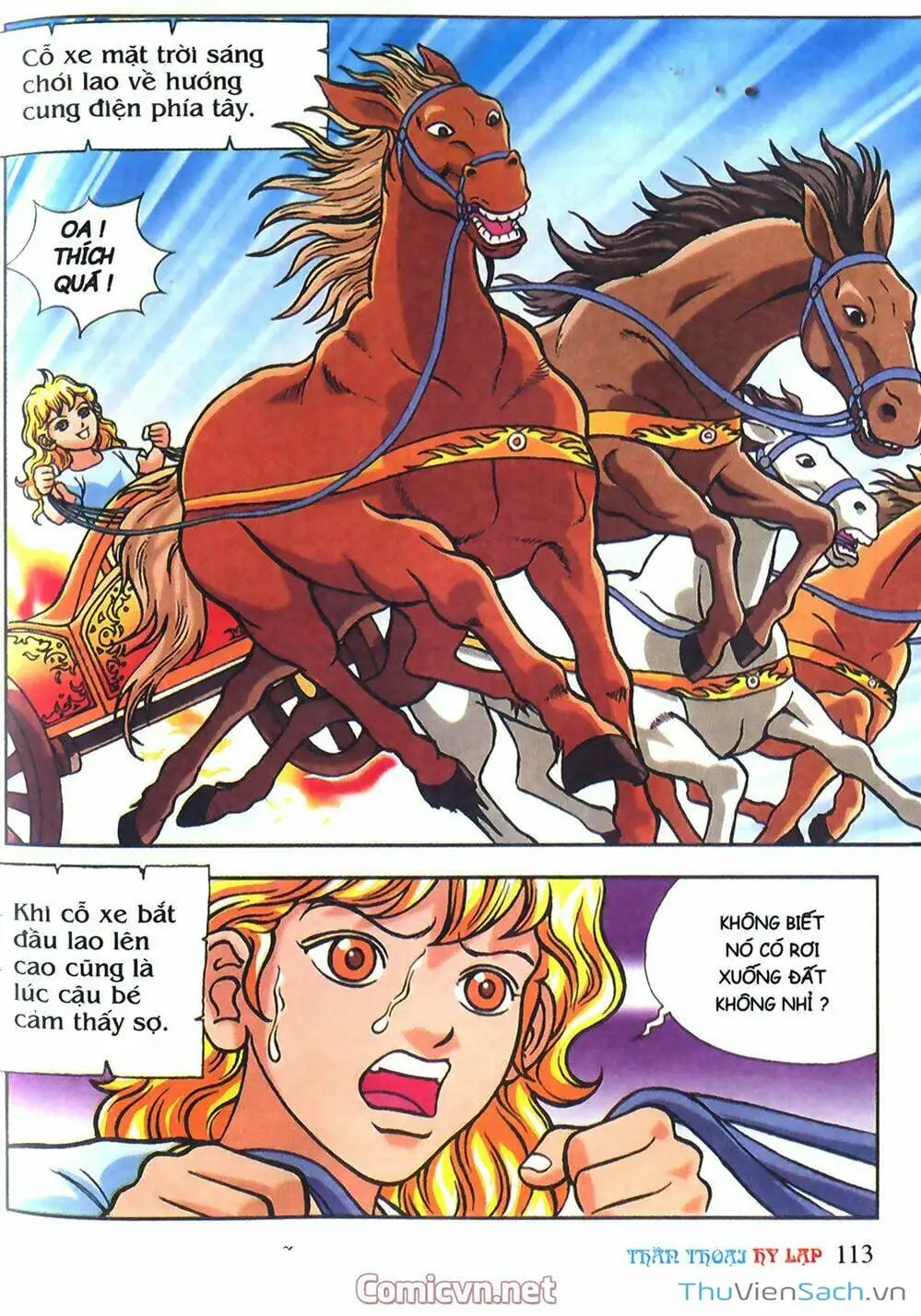 Truyện Tranh Thần Thoại Hy Lạp - Nguồn Gốc Các Vị Thần trang 3