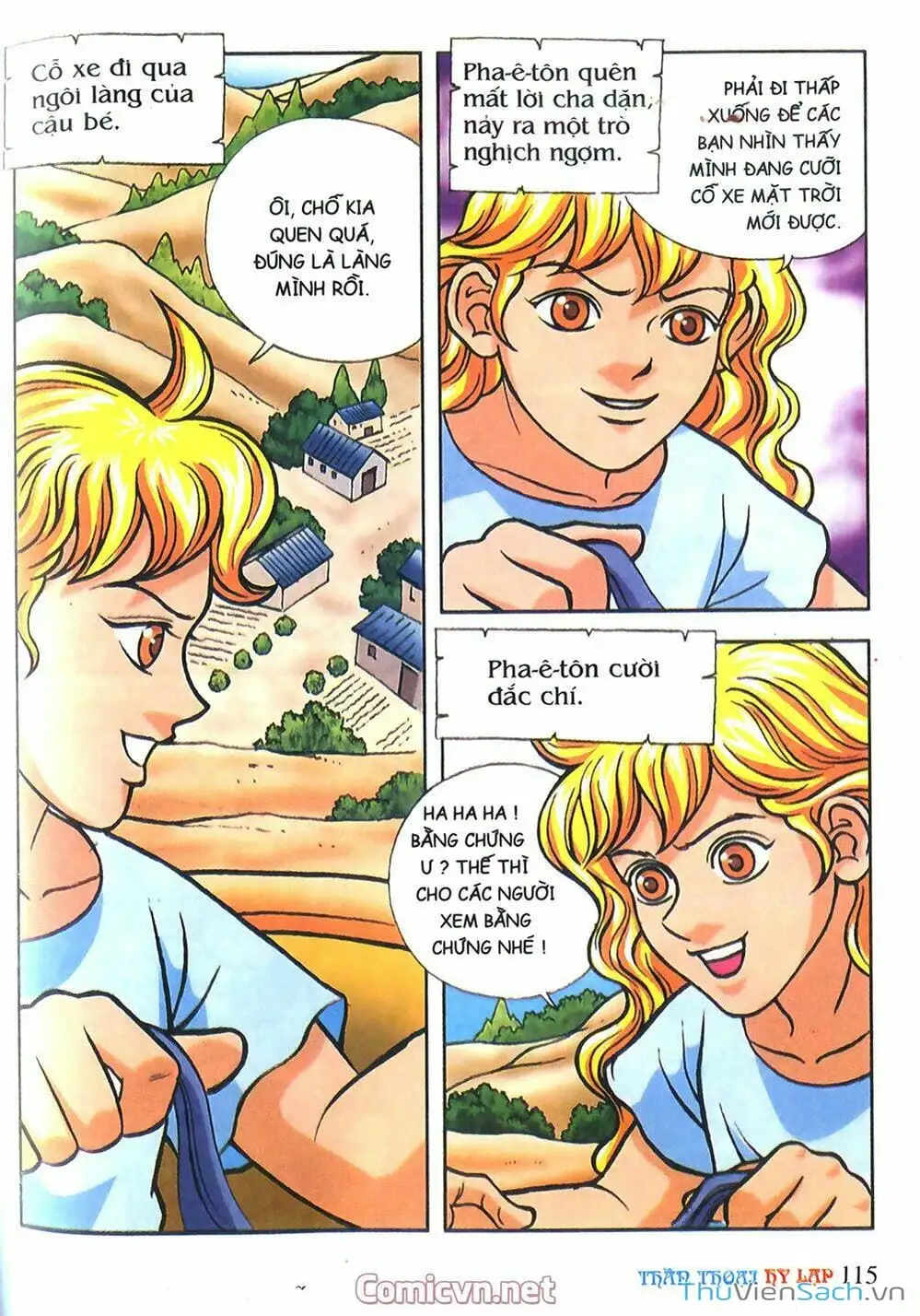 Truyện Tranh Thần Thoại Hy Lạp - Nguồn Gốc Các Vị Thần trang 3