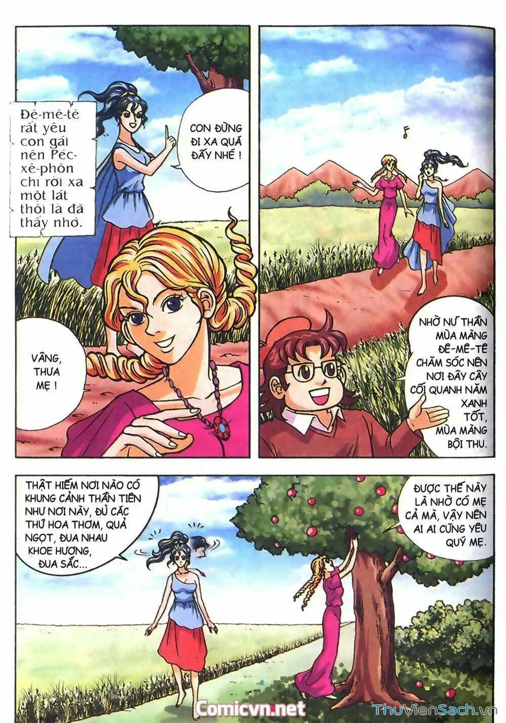 Truyện Tranh Thần Thoại Hy Lạp - Nguồn Gốc Các Vị Thần trang 3