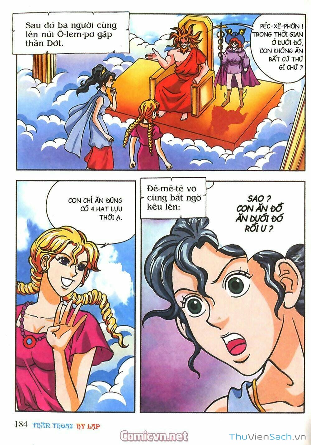 Truyện Tranh Thần Thoại Hy Lạp - Nguồn Gốc Các Vị Thần trang 3