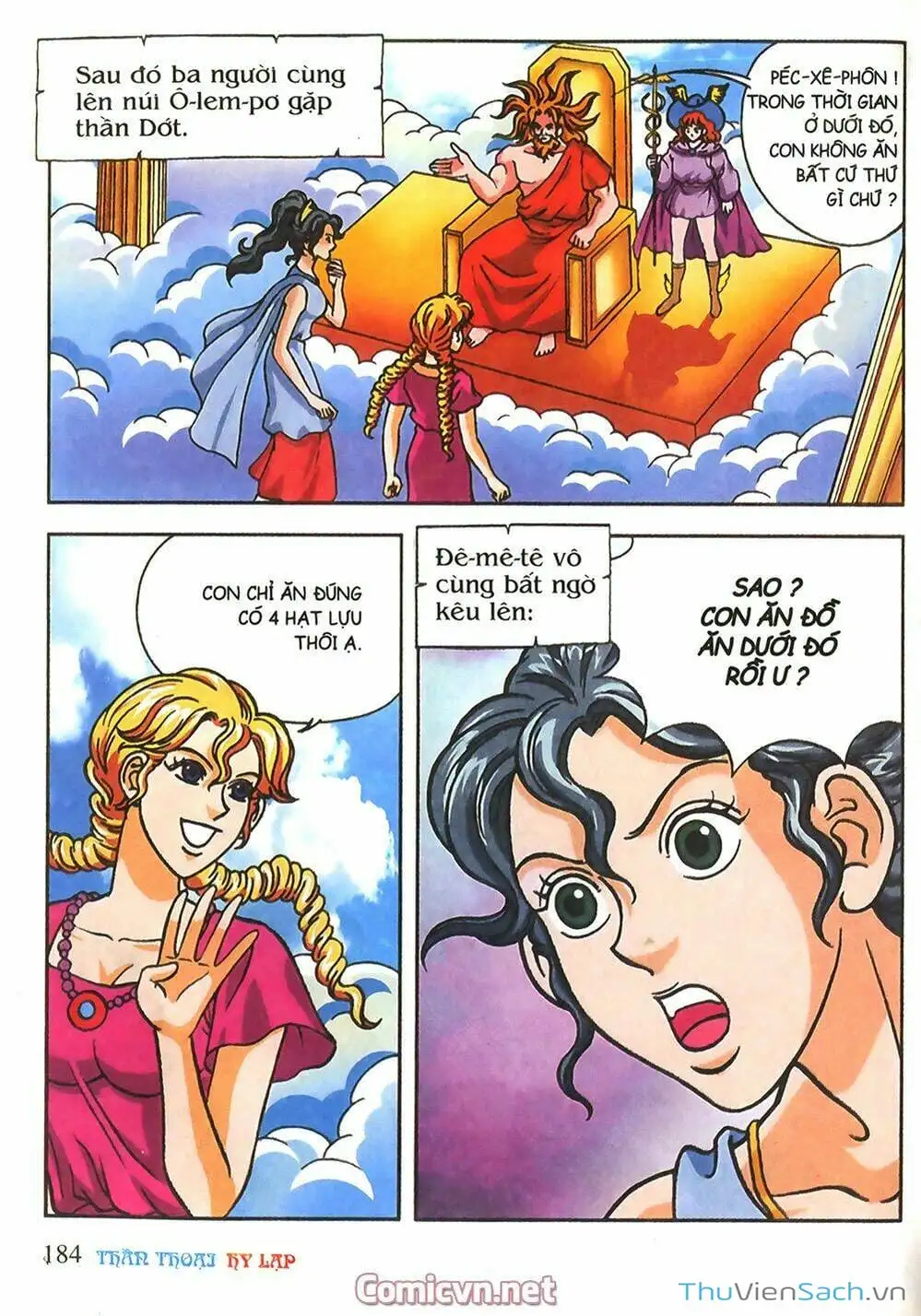 Truyện Tranh Thần Thoại Hy Lạp - Nguồn Gốc Các Vị Thần trang 3