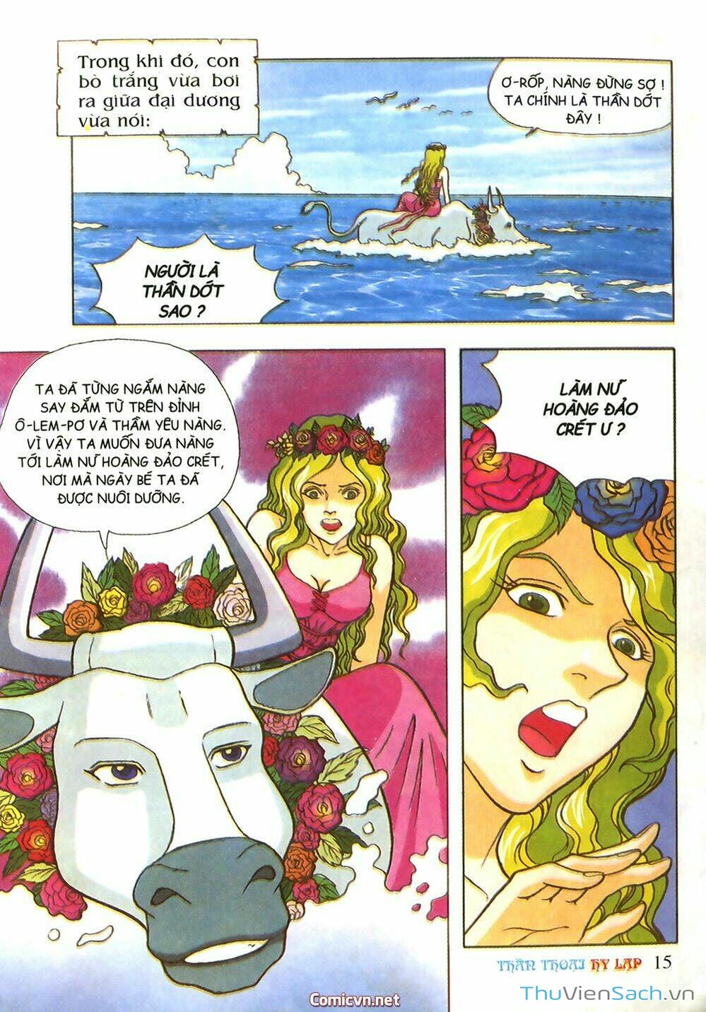 Truyện Tranh Thần Thoại Hy Lạp - Nguồn Gốc Các Vị Thần trang 3